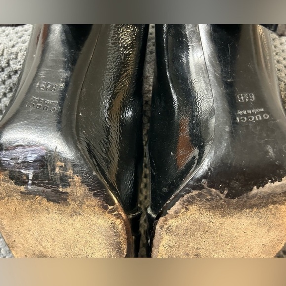 Gucci Black Patent Leather Heels - Picture 11 of 13